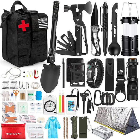 Outdoor Camping Supplies Equipment Multifunctional Outdoor Survival Emergency Kit Tool Suit